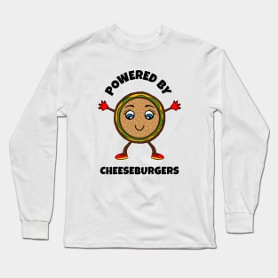 POWERED By Burger Addict Long Sleeve T-Shirt